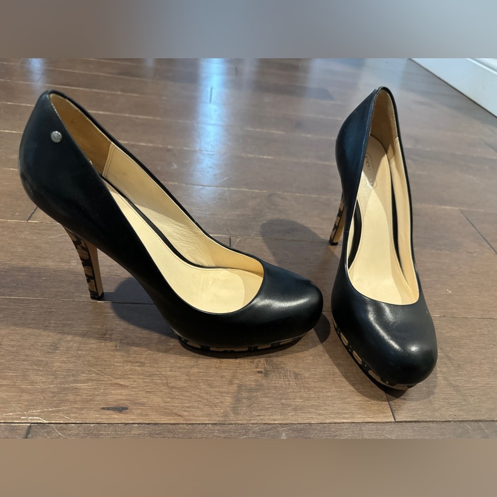 Black Coach heels